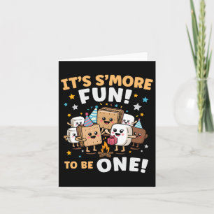 Birthday Campfire Marshmallow It's S'more Fun Bein Card