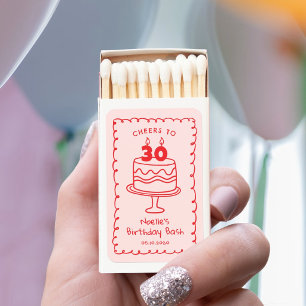 Birthday Candles Custom Birthday Party Favors Matchboxes