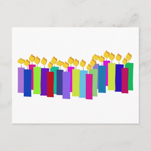 Birthday Candles Postcard