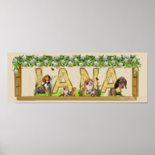 Birthday-Capital- letter Art Poster