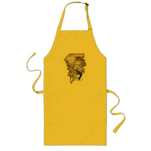 Birthday_Capital_ letter_E Art Long Apron