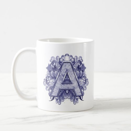 Birthday_Capital Monogram _letter A Coffee Mug