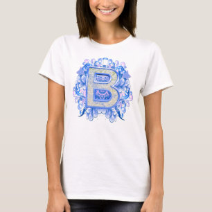 Birthday-Capital Monogram -letter B T-Shirt