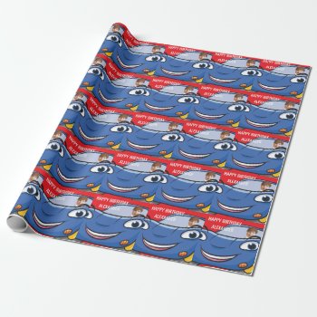 Birthday Car Automotive Funny Cartoon Creative Fab Wrapping Paper by Whimzazzical at Zazzle