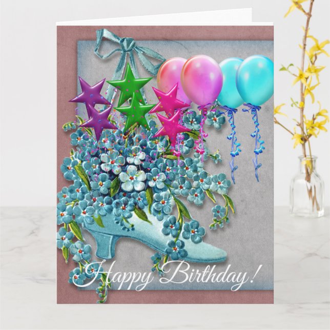 Birthday Card (Yellow Flower)