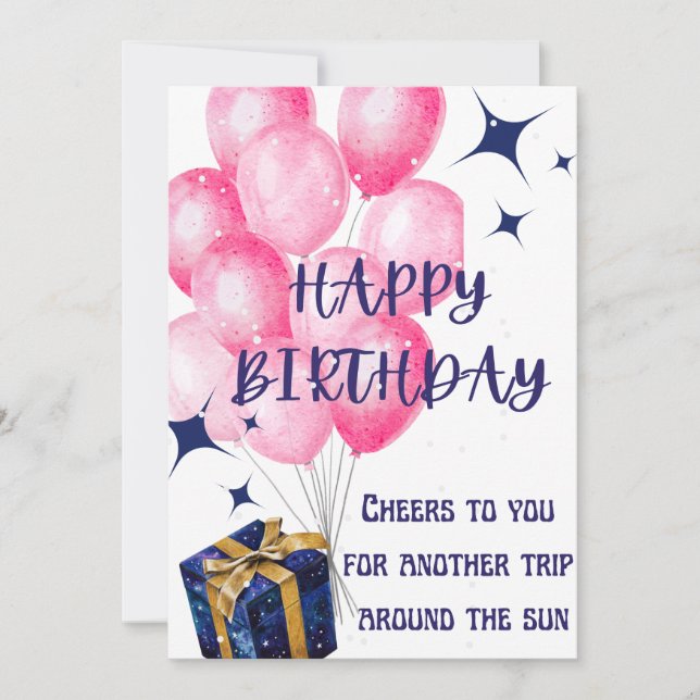 Birthday Card  (Front)