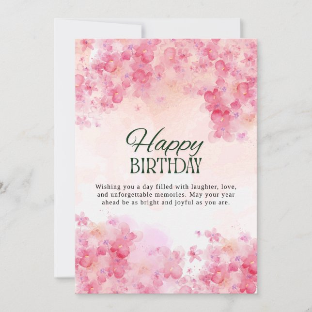 Birthday card (Front)
