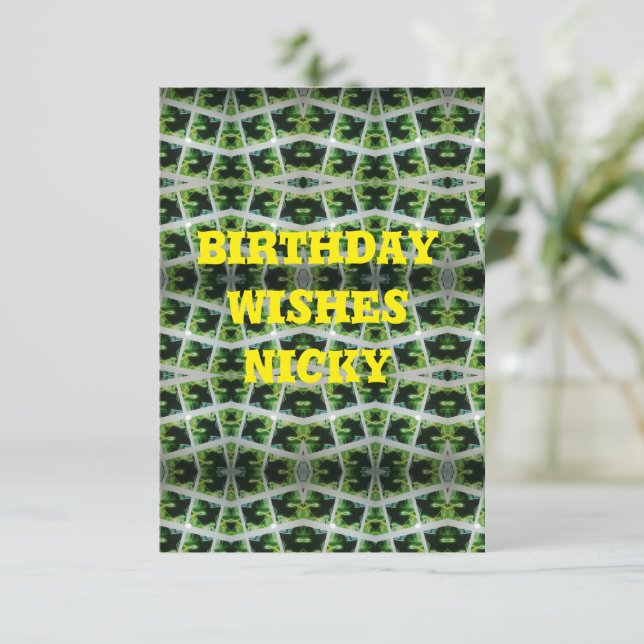birthday card (Standing Front)
