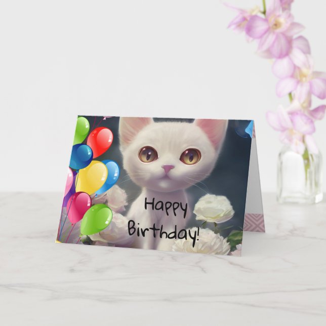 Birthday  card (Orchid)