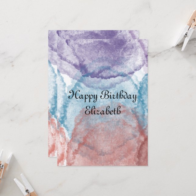 birthday card (Front/Back In Situ)