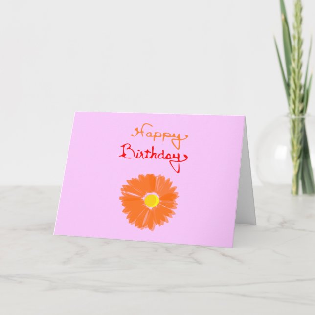 Birthday card (Front)