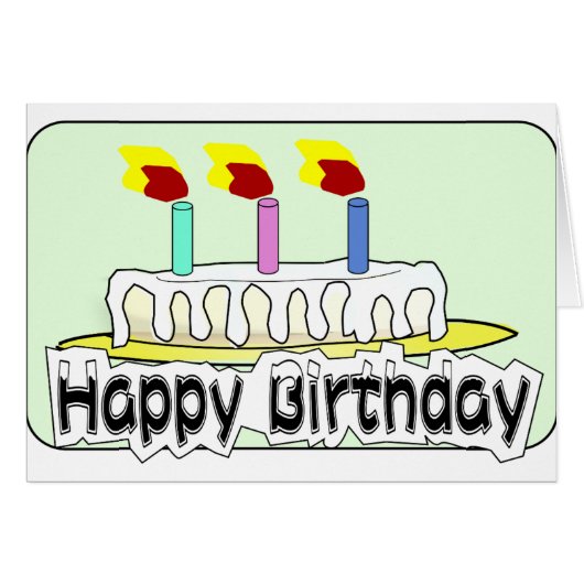 Birthday card (Front Horizontal)