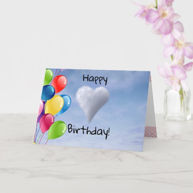 Birthday  card (Orchid)
