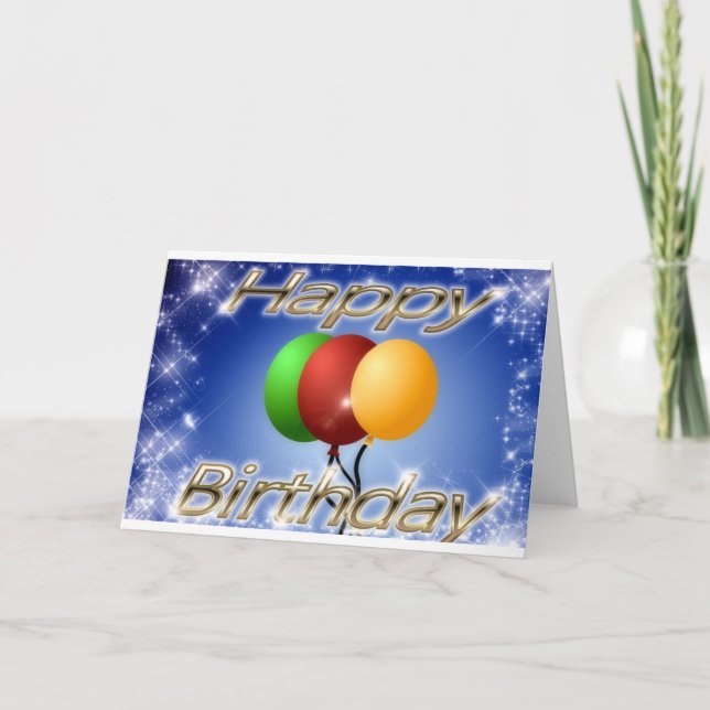 Birthday card (Front)