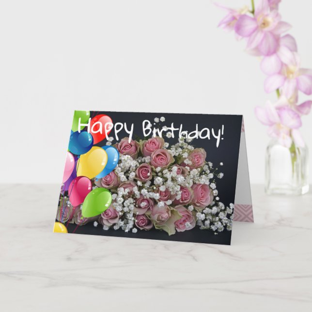 Birthday  card (Orchid)