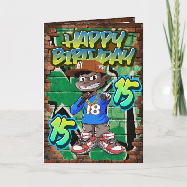 Birthday card 15  (Front)