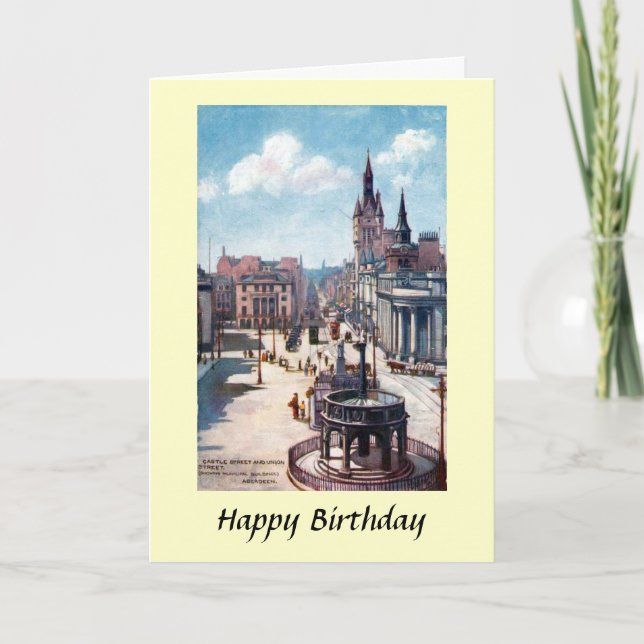 Birthday Card - Aberdeen, Scotland (Front)