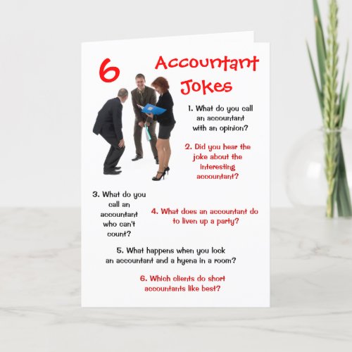 Birthday Card Accountant  Accountant Jokes Humor