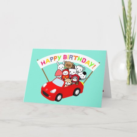 Birthday Card - All Character