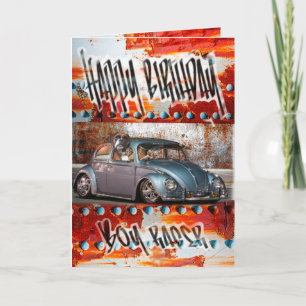 Birthday card beatle