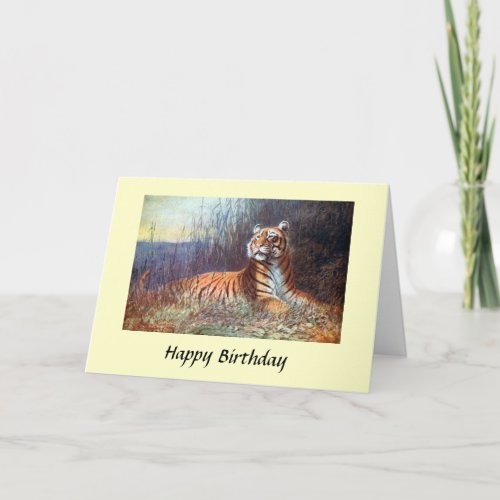 Birthday Card _ Bengal Tiger