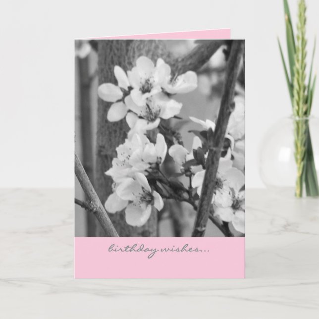 Birthday Card - Birthday Wishes (Front)