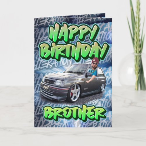 Birthday card brother