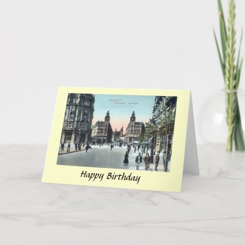 Birthday Card _ Budapest Hungary