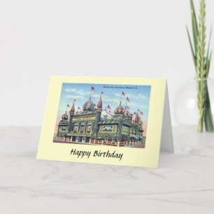 Birthday Card - Corn Palace, Mitchell, S Dakota