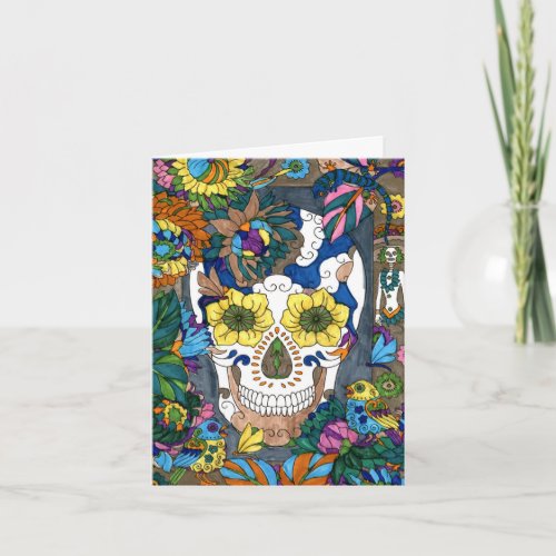 Birthday Card  Day of the Dead 06