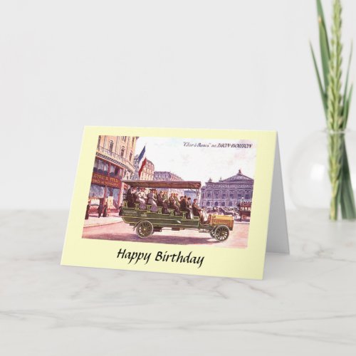 Birthday Card _ Dion_Bouton Charabanc