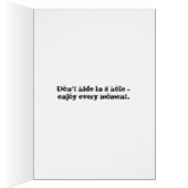 Birthday Card Eastern Chipmunk (Inside (Right))