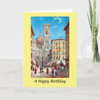 Birthday Card - Florence, Italy