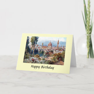 Birthday Card - Florence, Italy
