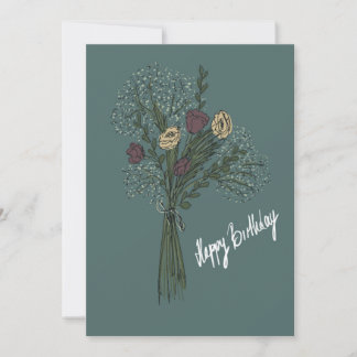 Birthday Card "Flowers"