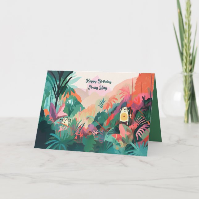 Birthday Card for a Cat (Front)