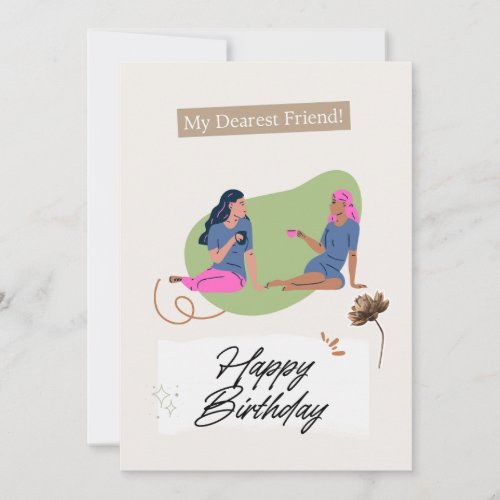 Birthday card for a friend
