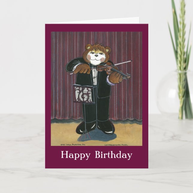 Birthday Card for a Musician (Front)