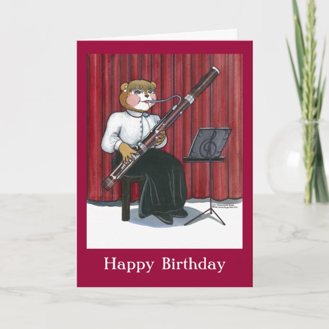 Birthday Card for a Musician (Front)