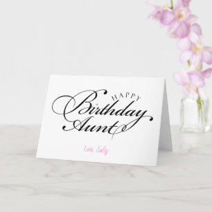 Birthday Card For Aunt