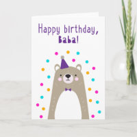 Birthday Card for  Baba