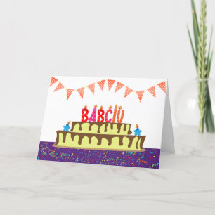Birthday Card for Babciu