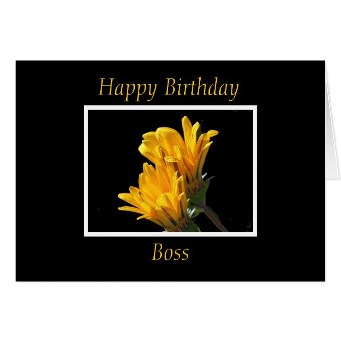 Birthday Card For Boss