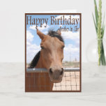 Birthday Card For Brother-In-Law<br><div class="desc">An image with a horse for a great brother-in-law</div>