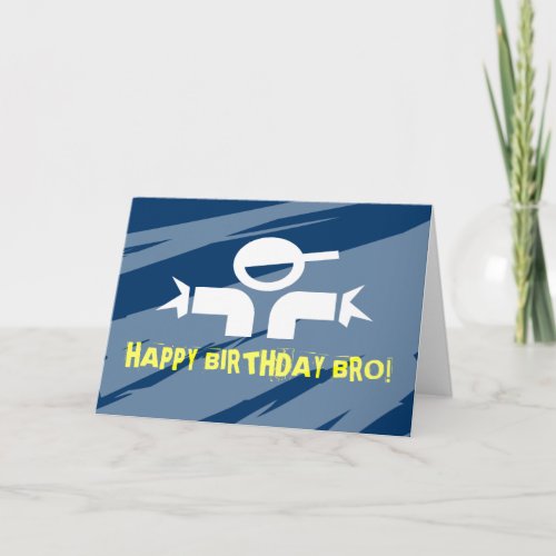 Birthday card for brothers