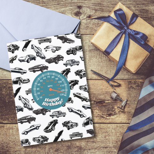 Birthday Card for Classic Car Lover