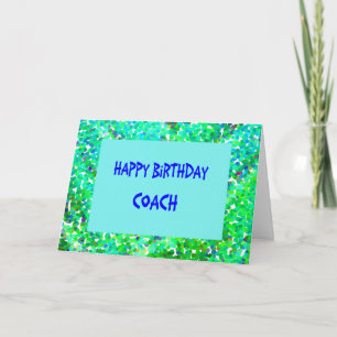 Birthday Card for Coach