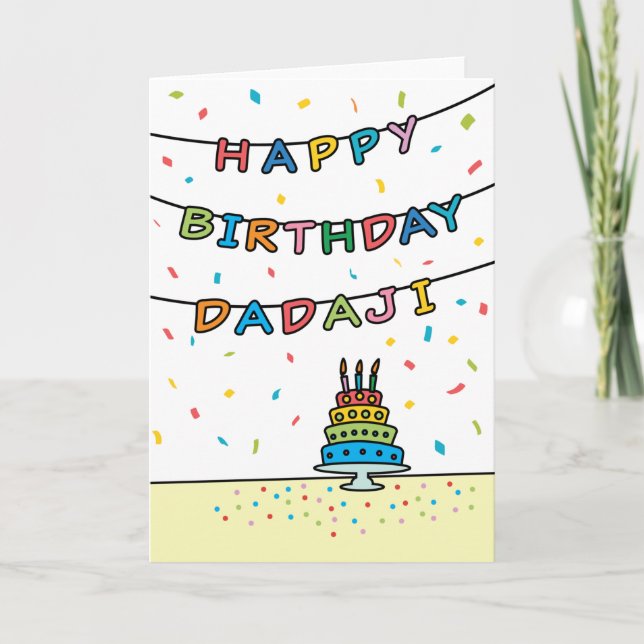 Birthday Card for Dadaji (Front)