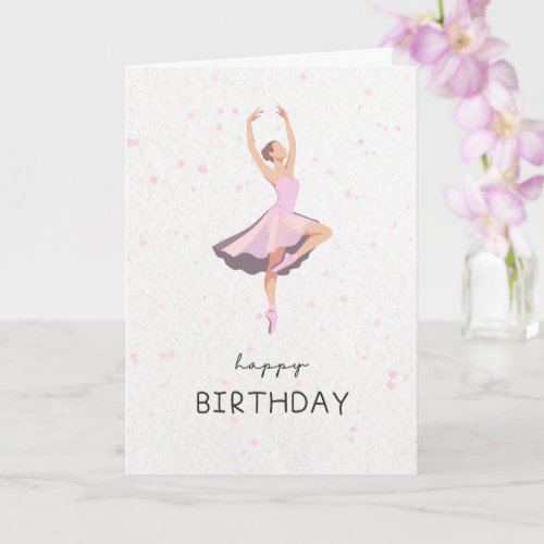 Birthday Card for Dancer