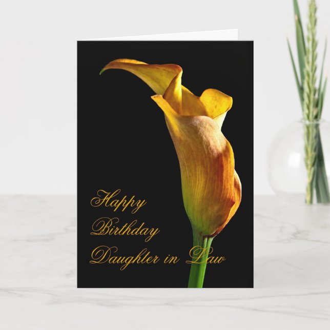 Birthday card for daughter in Law (Front)